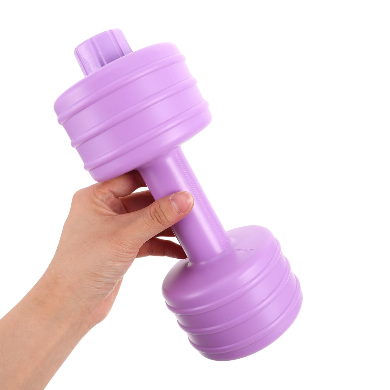 Abaodam Adjustable Dumbbell Shaped Water Bottles for Women 2 Pack Lightweight Fitness Equipment for Home Gym Office Body Shaping and Toning Arms Waist 9.84X3.54X3.54In