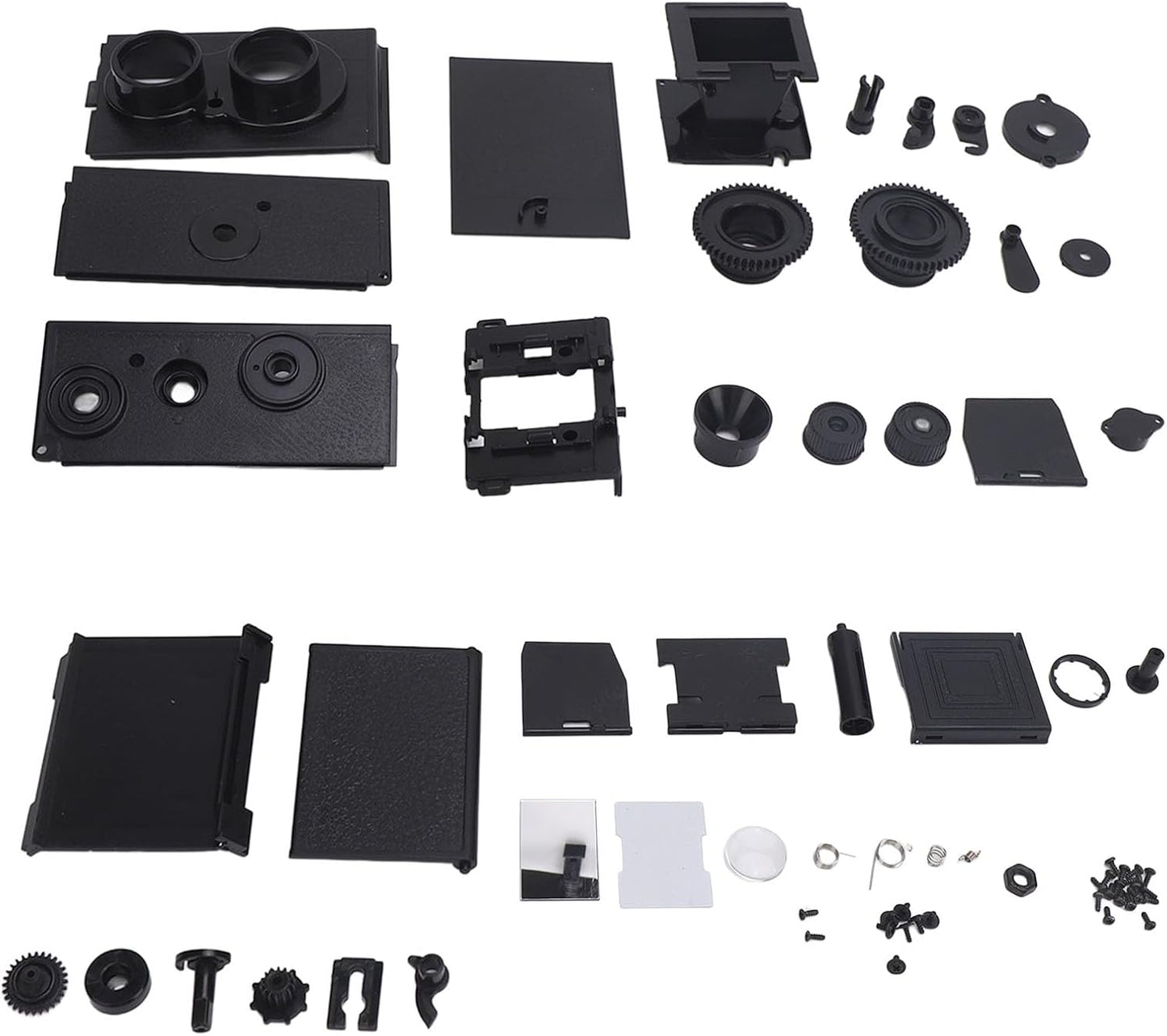 Tangxi 35MM 35MM 135 Dual Lens Film Camera, Vintage Retro TLR, DIY Assembly, Waist Level Viewfinder, Compatible