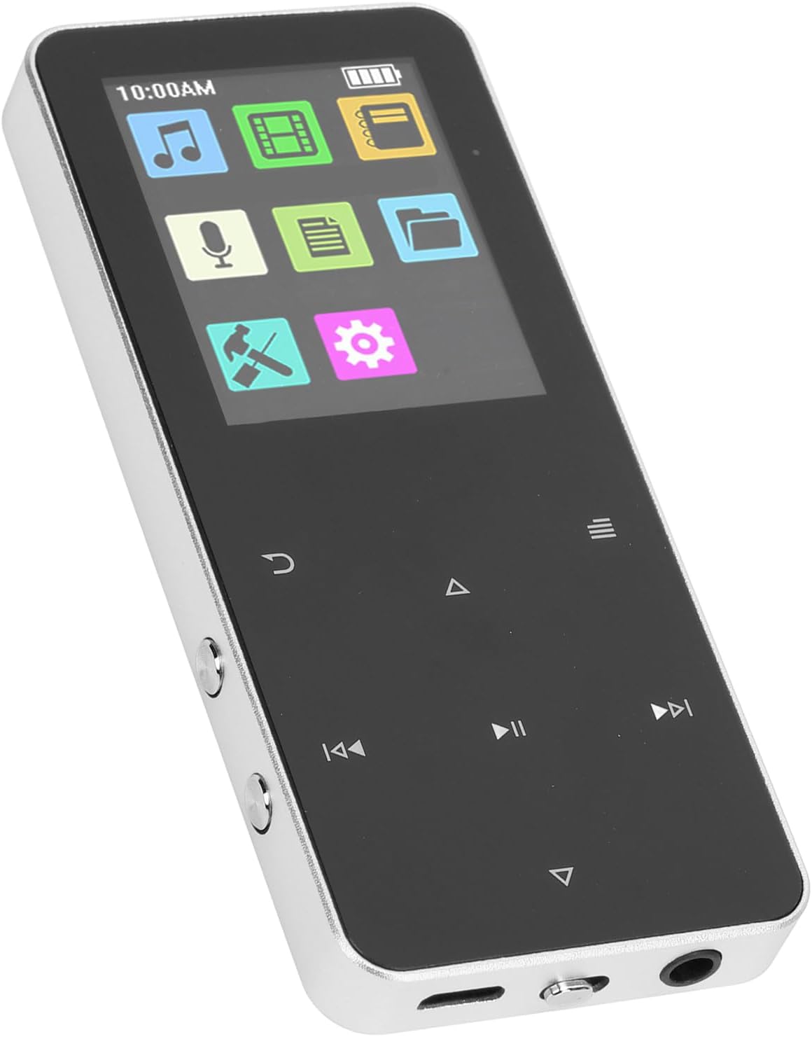 Yoidesu MP3 1.8 Inch 4GB MP3 180mAh MP3 (4GB) Player with Bluetooth, HD Screen for Android, Portable Streaming Music