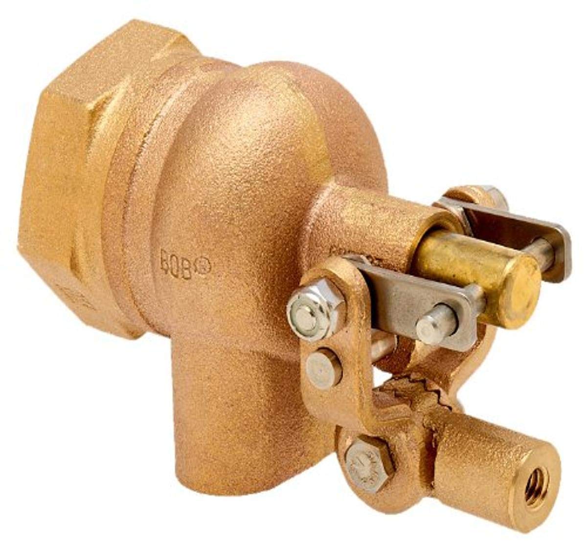 Robert Manufacturing - R605T-1-1/2 R605T High Turbo Series Bob Red Brass Float Valve, 1-1/2" NPT Female Inlet x Free Flow Outlet, 180 gpm at 85 psi Pressure