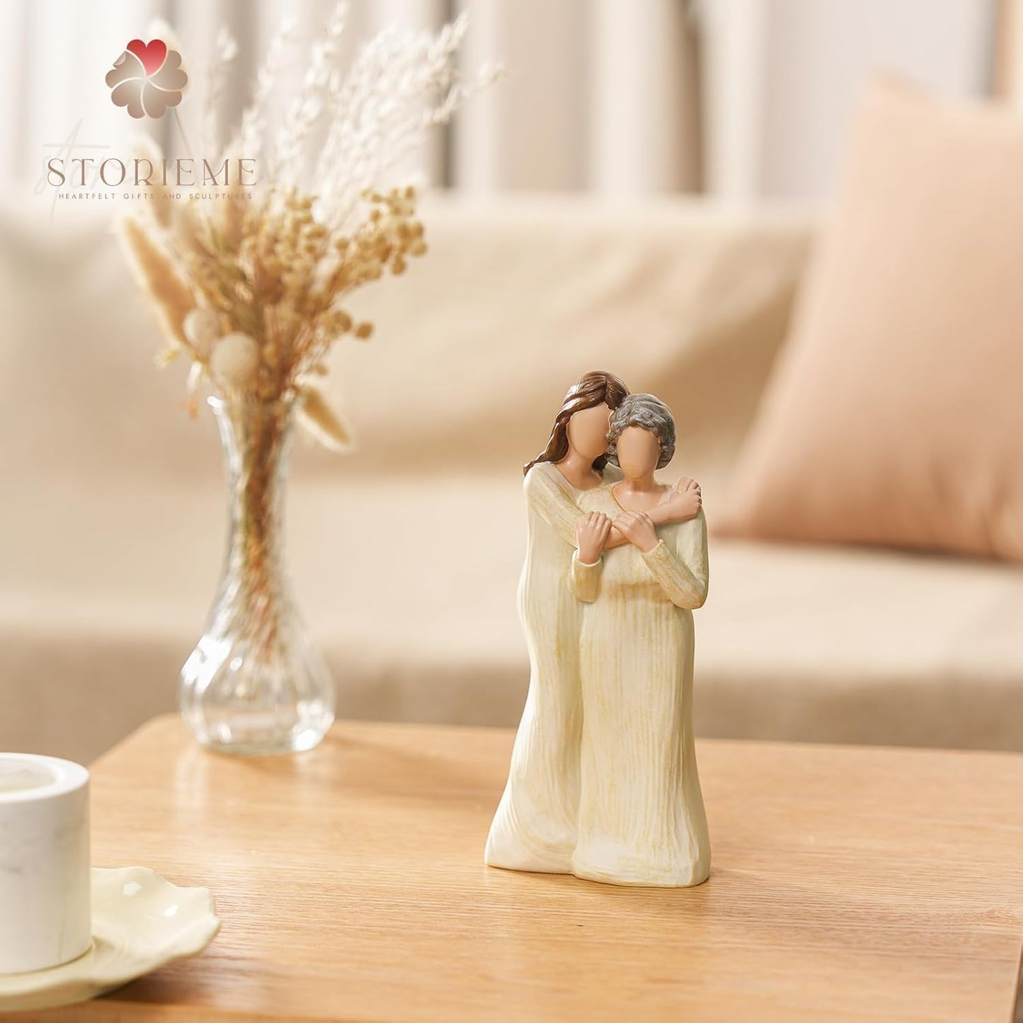 Storieme Grandma Figurine - Heartwarming Birthday Gift from Granddaughter | Perfect for Mother's Day & Christmas