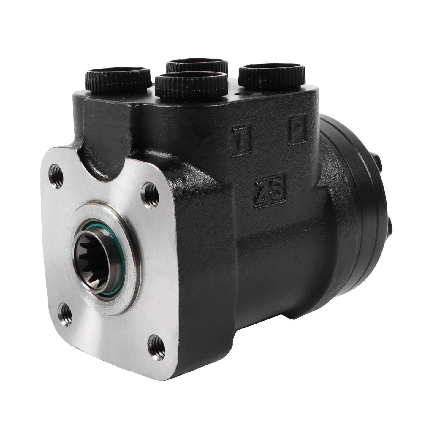 Zachager 211-1007-002 211-1007 Hydraulic Motor Steering Valve Direct Replacement for Eaton Char-Lynn 3 6 12 Series Cast Iron High Torque