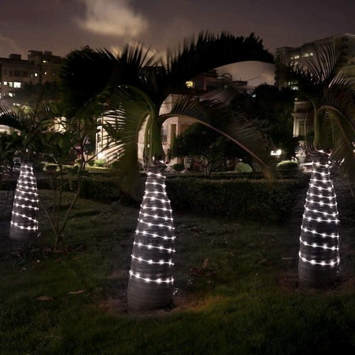 Lighting EVER Rope Lights - 100 LED Copper Wire String Lights, 33 ft Tube, Cool White 6000K