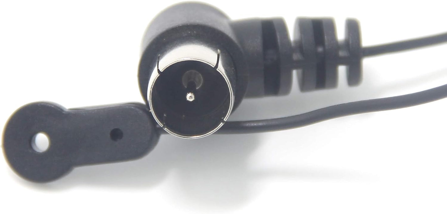 Ancable 75 FM Antenna for Stereo Receiver Indoor, FM Radio Antenna Ohm UNBAL F Type Male Coaxial Cable Wire Antenna