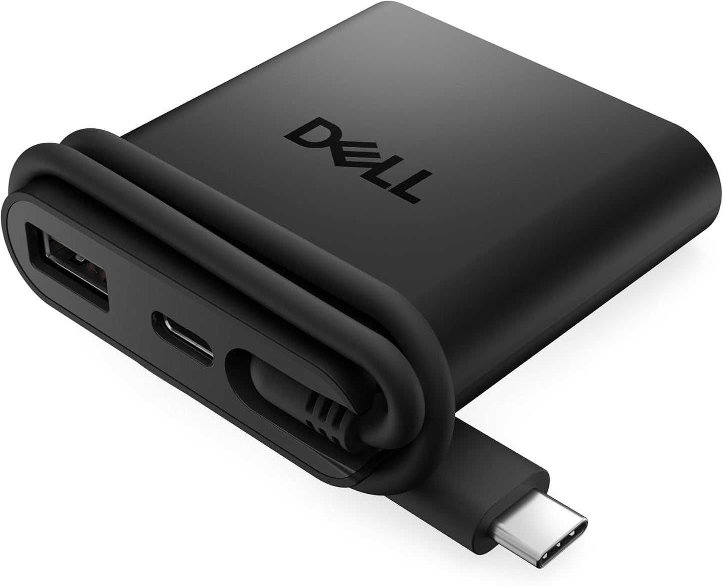 Dell 4-in-1 DA225 10.63", 4K 60Hz Pro USB-C Travel Hub - - Plug and Play, Two USB-C Ports, USB-A Port, HDMI Port, Cable