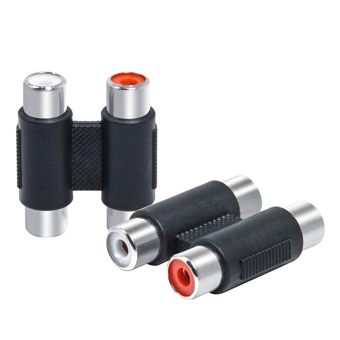 RCA Female to Female Coupler Adapter for Audio and Video Extension