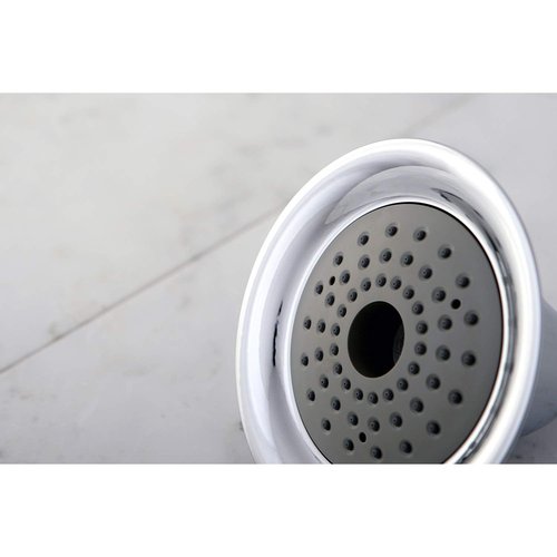 Kingston Brass Watersense KX361 6-inch Diameter High Velocity Aeroflow Shower Head, Polished Chrome