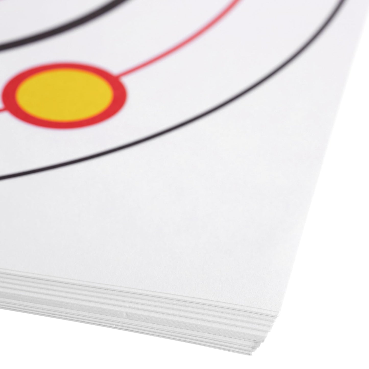 Juvale Paper Shooting Targets - High-Visibility Bullseye for Archery Accessories - Indoor & Outdoor Use with Paper Targets - Versatile Shooting Accessories - 11 x 11 in - Pack of 50
