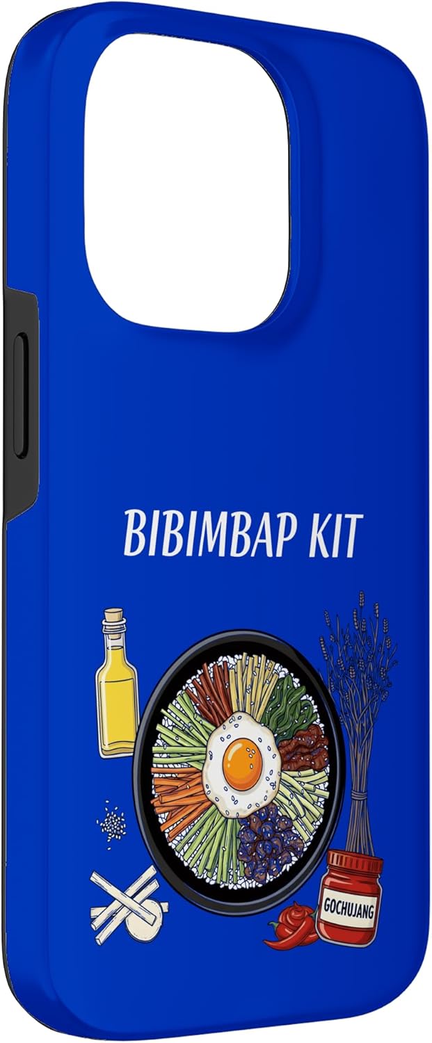 Cultural Food Kits for Asian Food Cultures T-Shirt 14 Bibimbap Kit Food Korean Cuisine Culinary Art Case for iPhone Pro