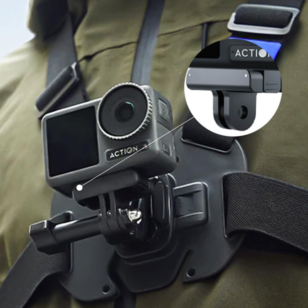 Lupholue 5/4/3 (2 Packed) Magnetic Quick Release Mount Adapter for DJI Action Pro