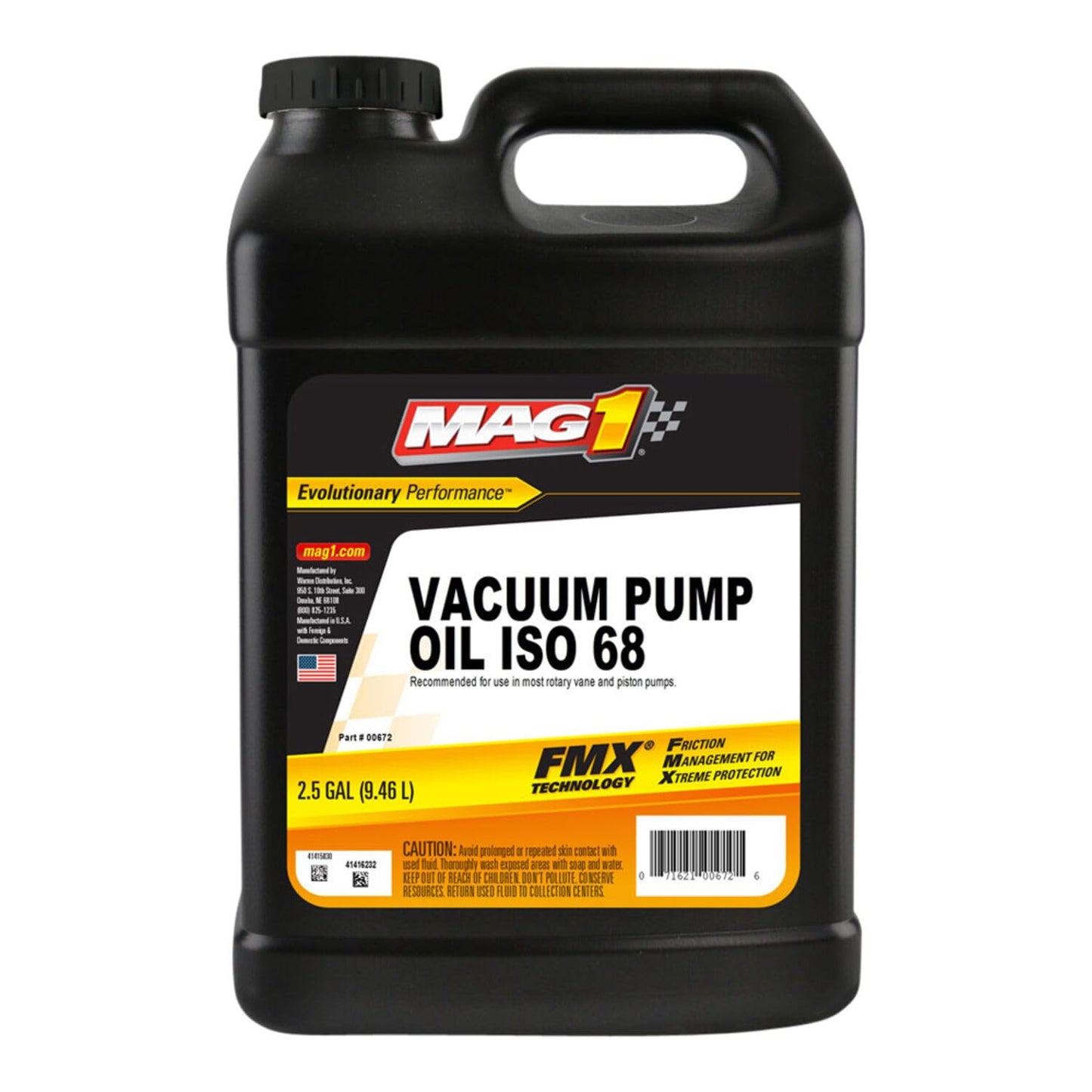 Mag 1 00672 Vacuum Pump Oil ISO 68-2.5 Gallons (Pack of 2)