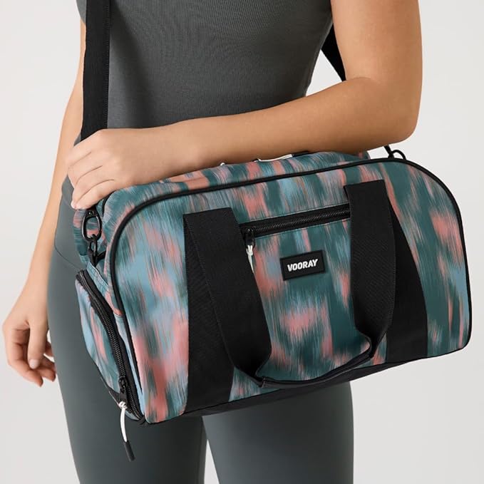 Vooray Burner Gym Duffel Bag, Gym Bag for Women and Men with Shoe Compartment, Weekender, Overnight & Travel Duffel for Sports and Workout