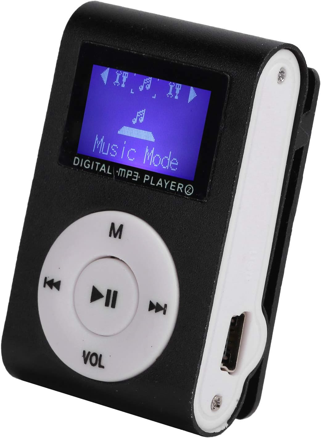 Yosoo Health Gear MP3 MP3 32GB Music Player Screen Clip Sports Player with Expansion Slot Aluminum Alloy Material