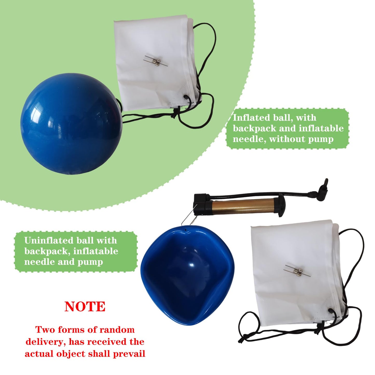 LIUHUO Rhythmic Gymnastic Ball for Dance Practice Performance Exercise Training Competition Green