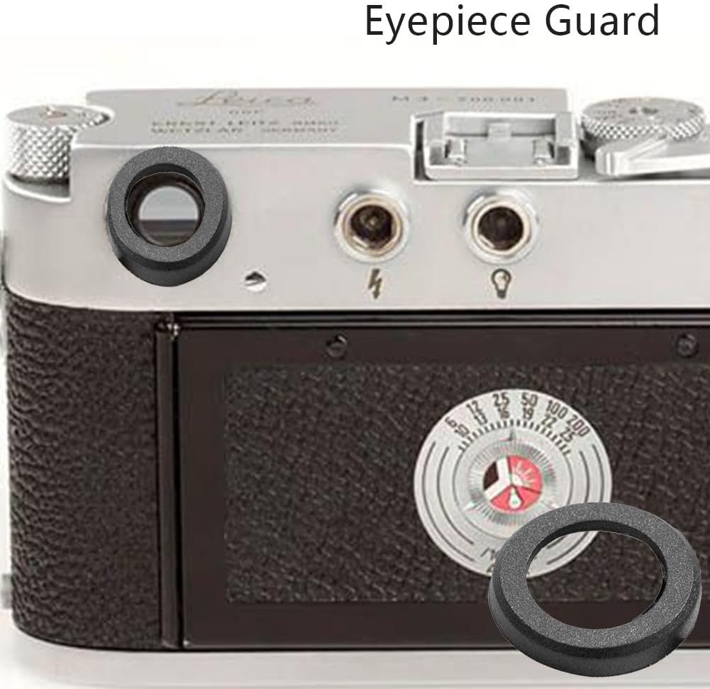 Generic 17mm M2 M3 M4, 3D Rubber Eyepiece Guard, Protective Viewfinder Cover for Leica M Cameras, Metal Viewfinder