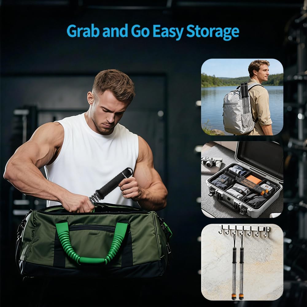 Ropeless Battle Rope – Portable No-Anchor Training Rope for Home Gym & Outdoor Workouts
