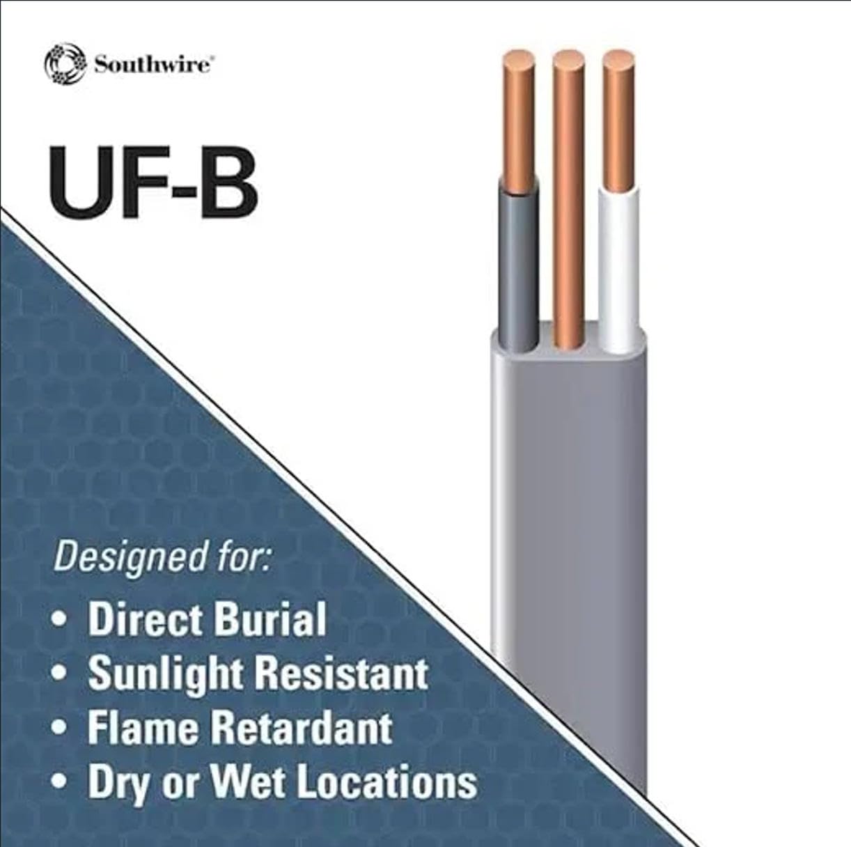 COLEMAN CABLE 13054255 250' 14/2 W/G UF Cable
