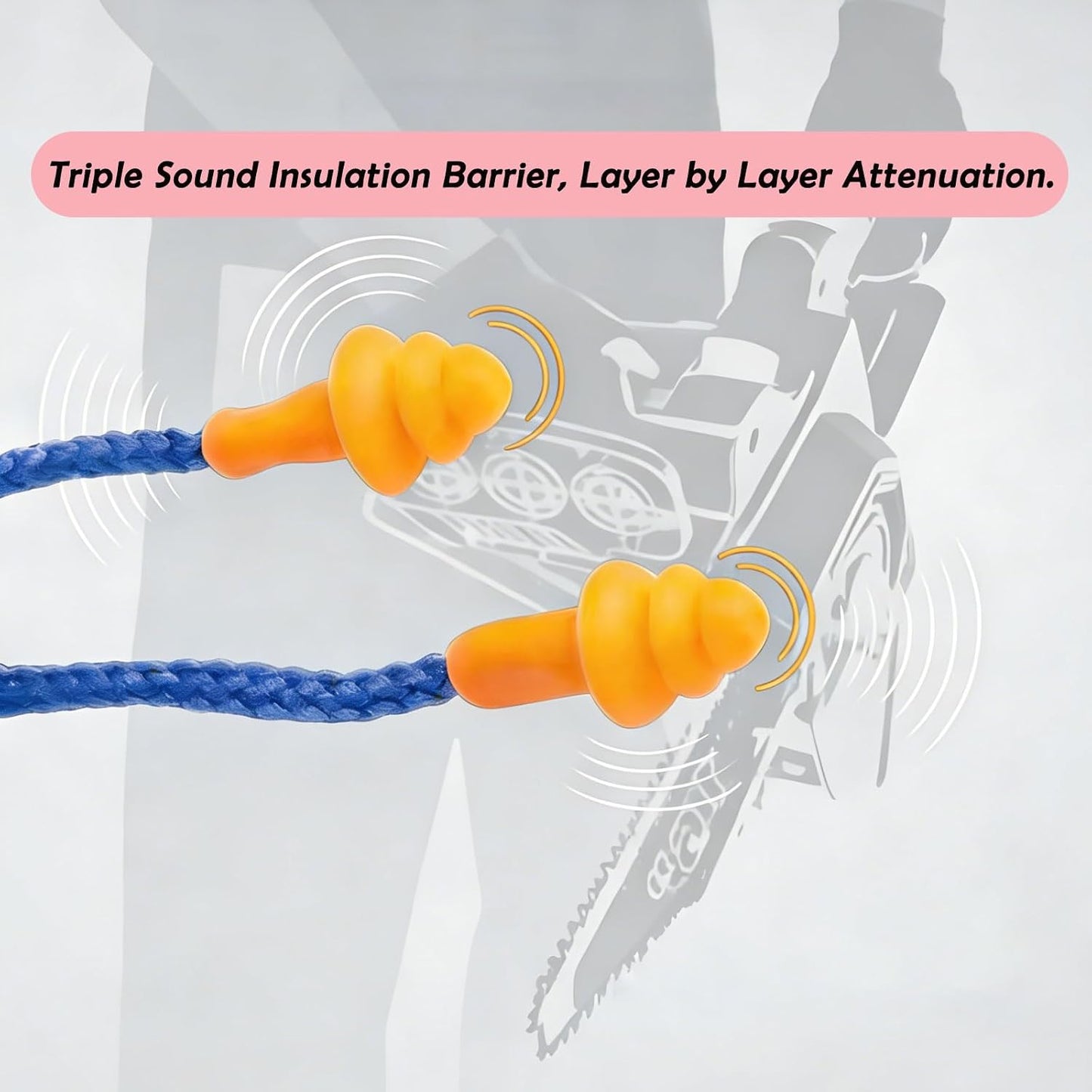 Wjymuwa Bluetooth Earplugs Earphone - Hearing Protection and Noise Suppression in Construction Sites & Noisy
