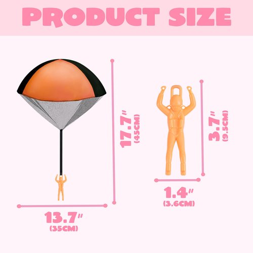 JOYIN 28 Pack Valentine's Day Parachute Toy with Cards, Army Soldiers Guys, No Battery Throwing Hand Toy for Kids Party Favor, Valentine’s Greeting Cards for Boys Girls
