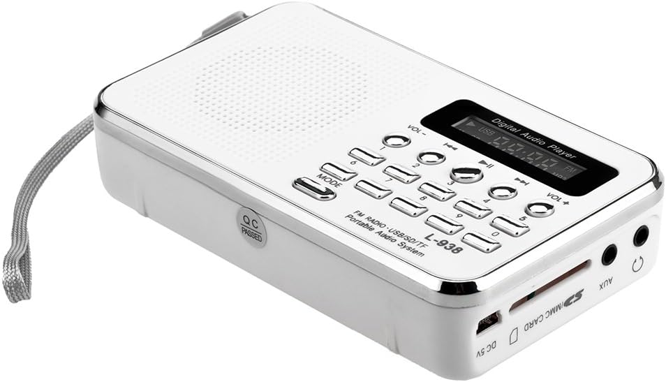 Docooler L-938 3W MP3 1.5 Inch MMC Mini FM Radio Digital Portable Stereo Speaker Audio Player High Fidelity Sound