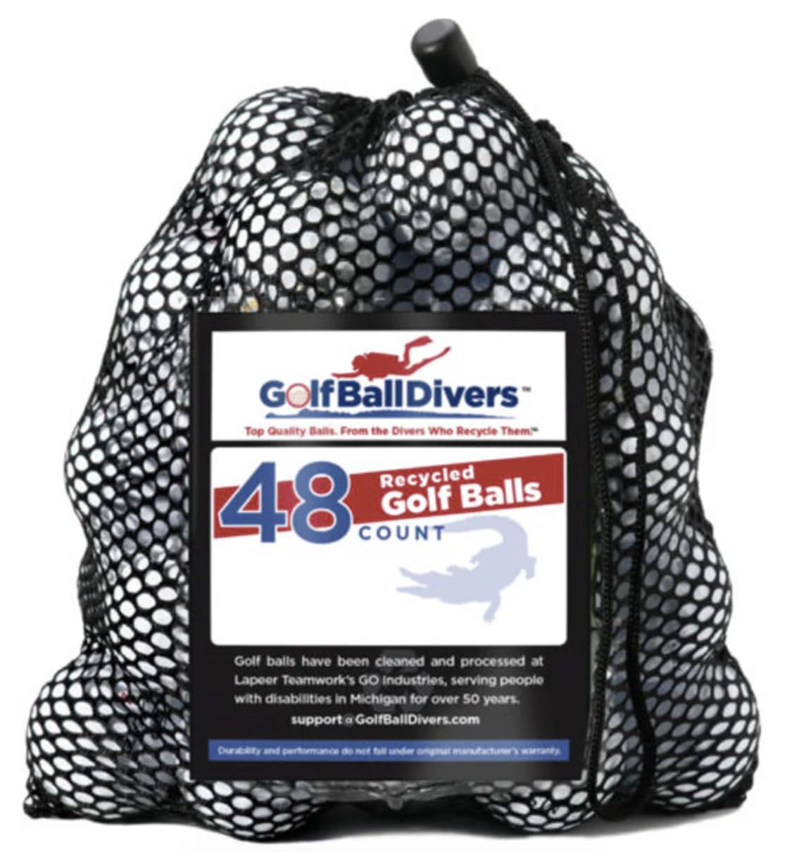 GOLF BALL DIVERS Precept Laddie X/Extreme Golf Balls, Recycled AAAA Quality, Near Mint Condition (White, 12 Balls)