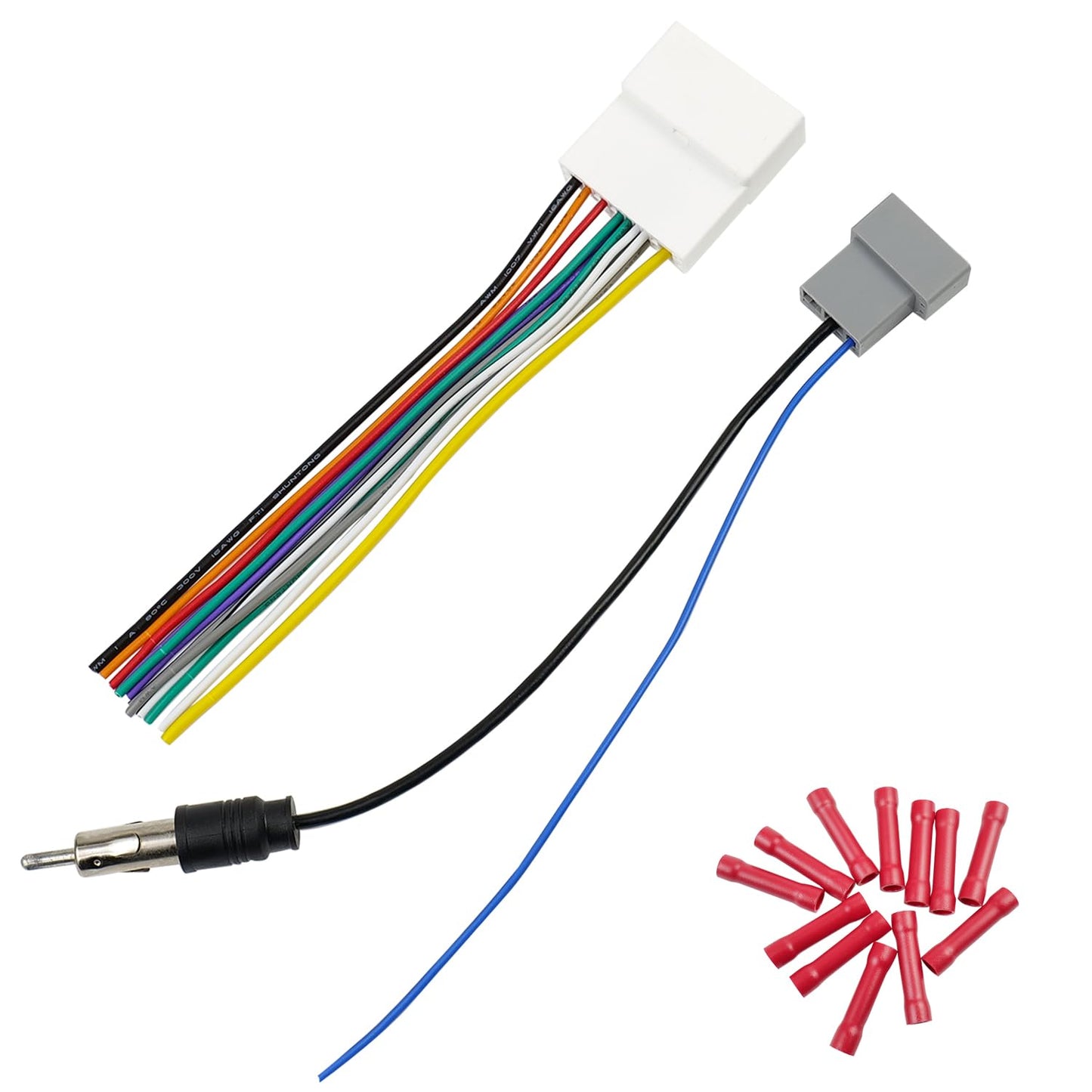 20Pin Wiring Harness for Nissan Radio Wire Antenna Adapter Kit Compatible with Altima Versa Sentra Frontier Xterra