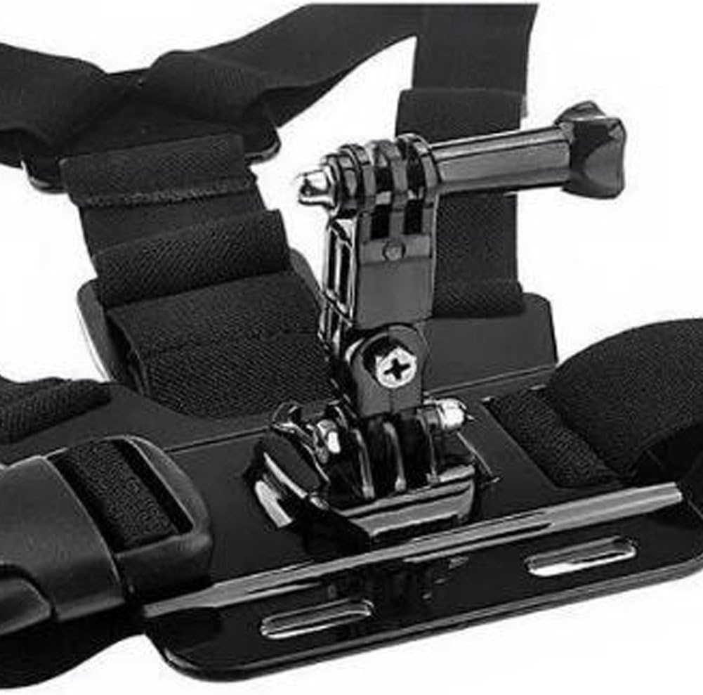 Walway Adjustable Chest for Mount Harness Most Action Cameras, Fully Adjustable Strap Size