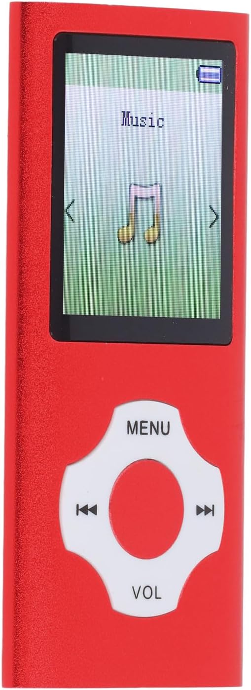 Yunseity MP3 5.0 MP4 1.8in Player, Bluetooth Player with Color Screen, Portable HiFi Sound Music Player Built in HD