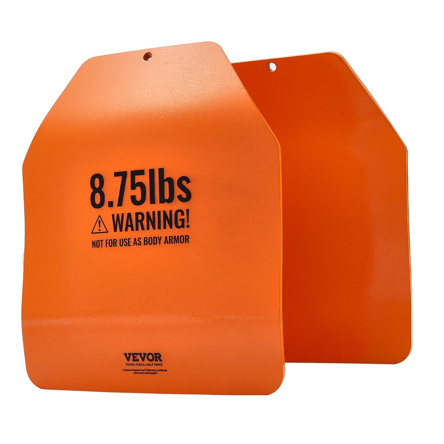 VEVOR Curved Weight Vest Plates, 8.75 LB Pairs, Premium Steel Weighted plates, Contoured Ergonomic Fit – WODs, Additional Weight for Weight Vests, for Strength Training, Running, Heavy Workouts