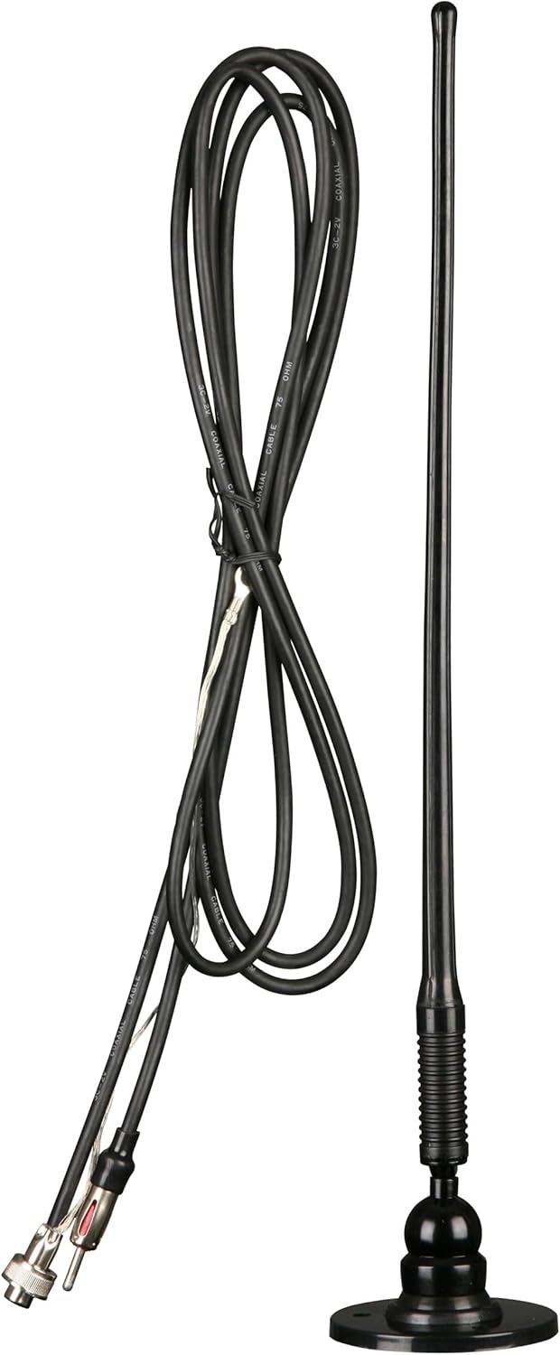 Metra 44-us01r Electronics Side/top Mount Rubber Antenna, Black