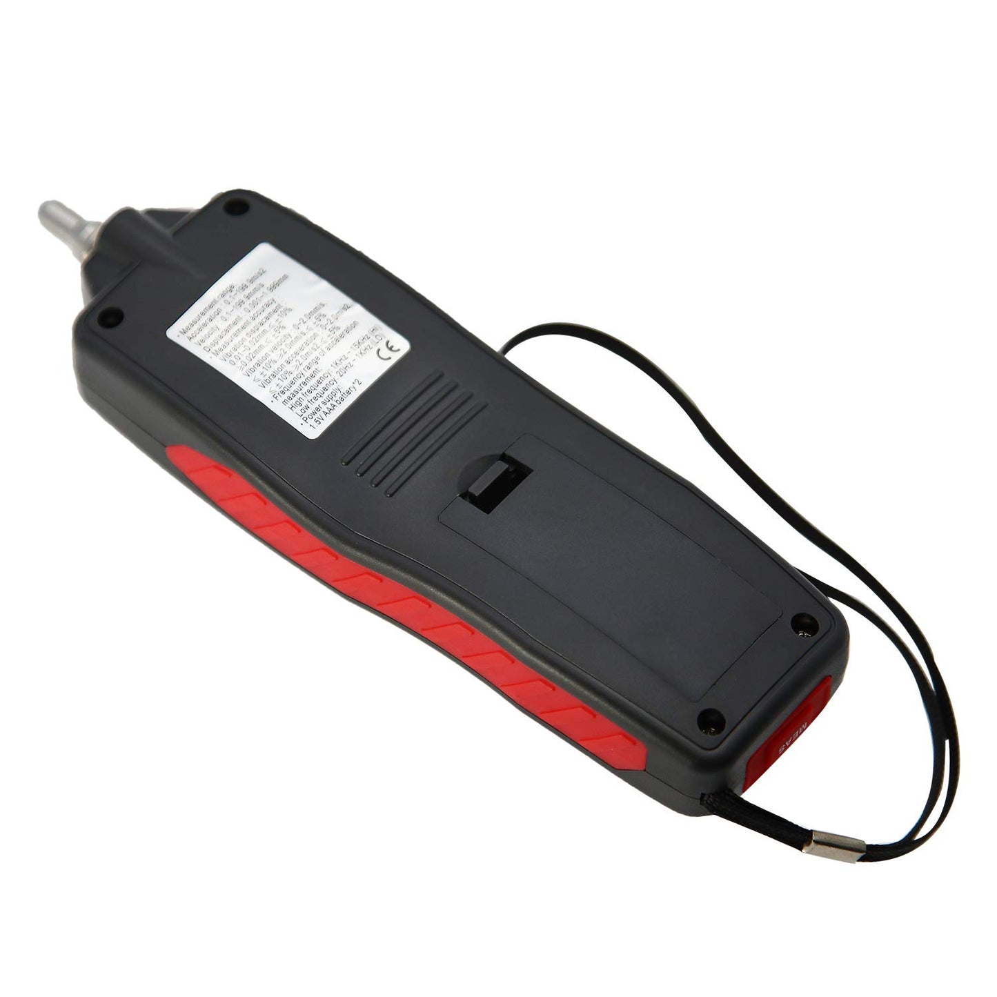 AMTAST Vibration Meter Digital Vibration Meter Measures 0.1~199.9m/sยฒ Acceleration, 0.001~1.999mm Displacement & 0.1~199.9mm/s Velocity Vibration Detector Used for Industrial (Model AMF116)