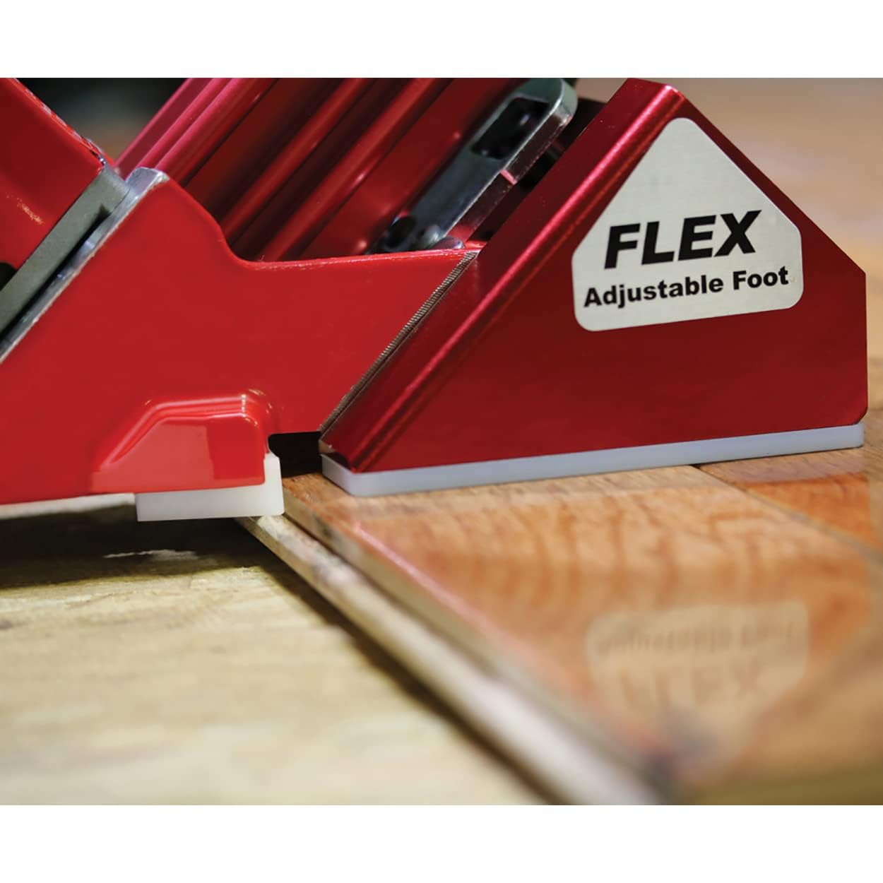 Powernail 50PFLEXXLSW Pneumatic 18 Gauge L-Cleat Flooring Nailer with FLEX Adjustable Base for Hardwood, Exotic, Engineered T&G Flooring