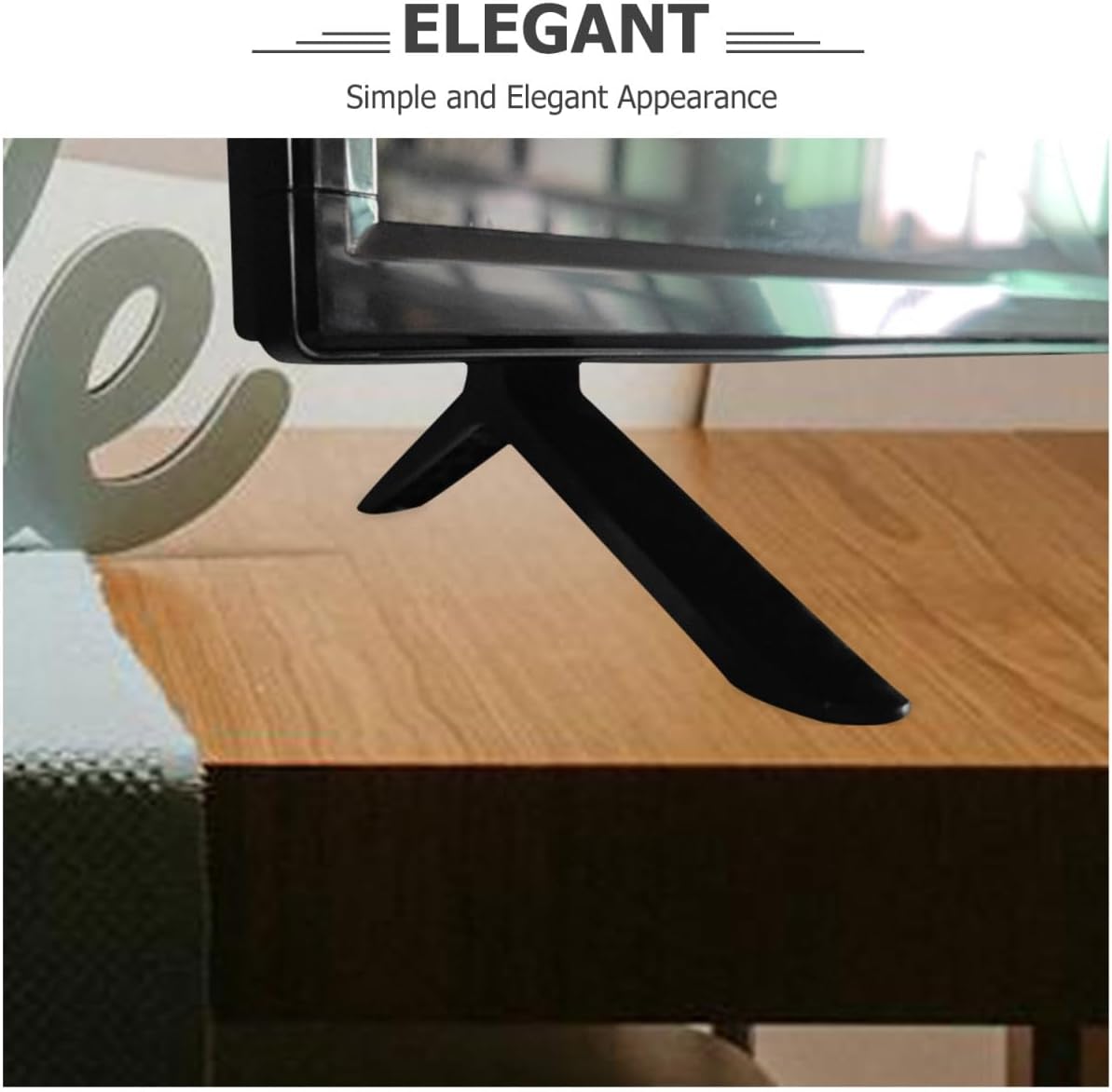 Universal Tv Stand Legs with Screws Replacement Tv Feet TVs Tabletop Base Stand Legs Tv Pedestal Stand Mount Leg