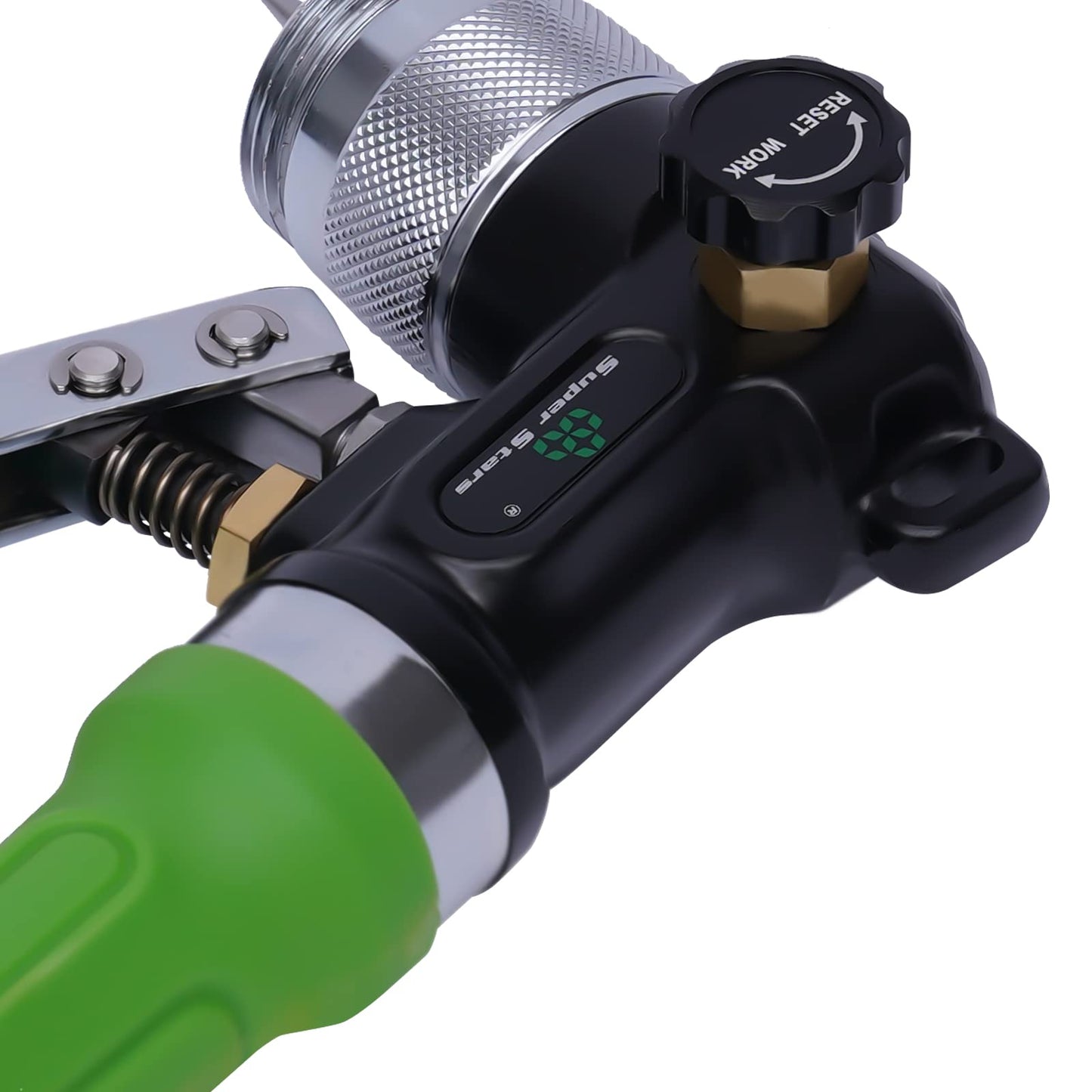 Hydraulic Swaging Tool Kit HVAC for Copper Tubing Expanding 3/8 Inch to 1-1/8 Inch, Hydraulic Tube Expander Tool Swaging Kit with Tube Cutter, Deburring Tool and 7 Expander Heads