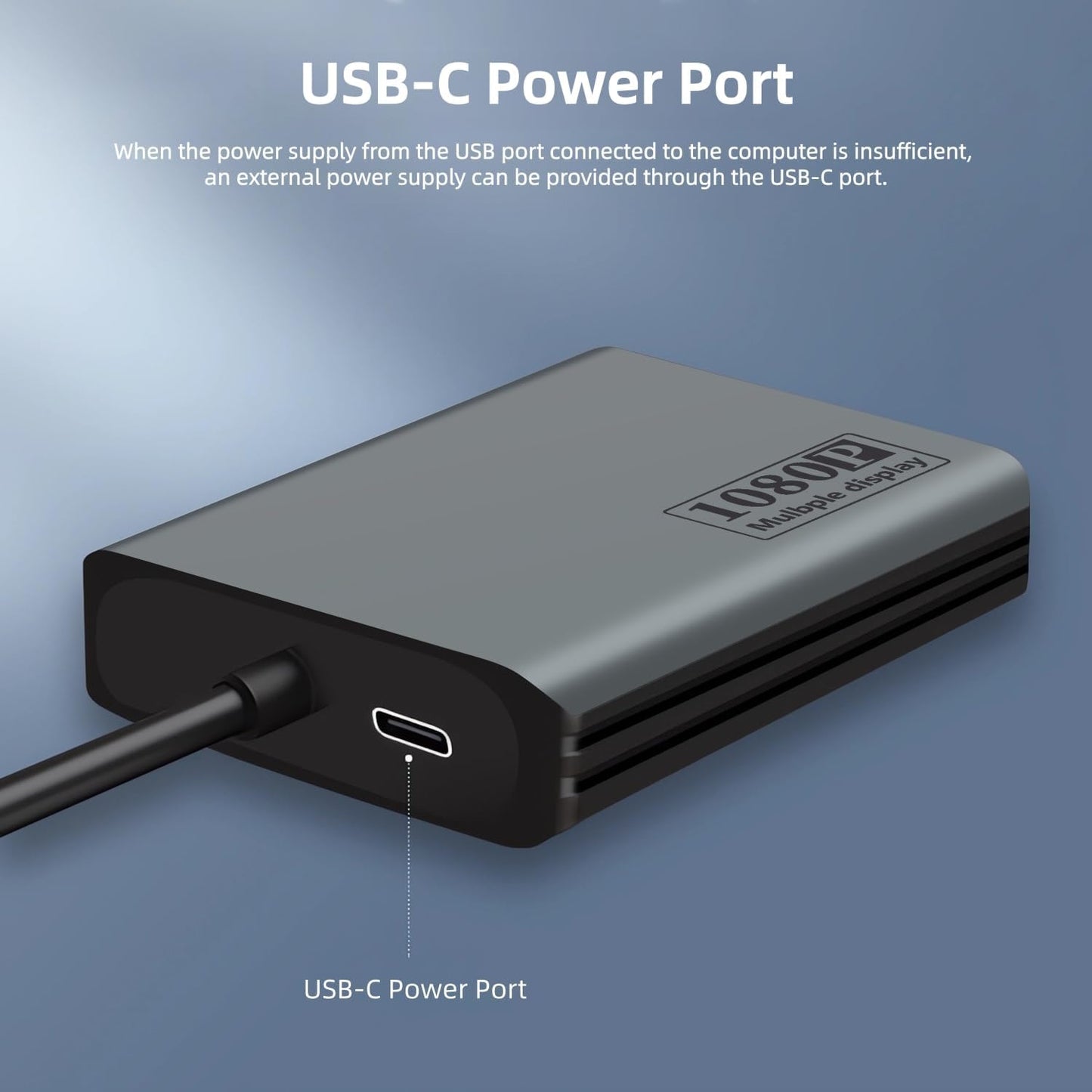 XinYaa 3.0 3.0 2X 3 USB to Dual HDMI Adapter, USB A to HDMI Monitor Converter, HDM I Splitter for Dual Monitors
