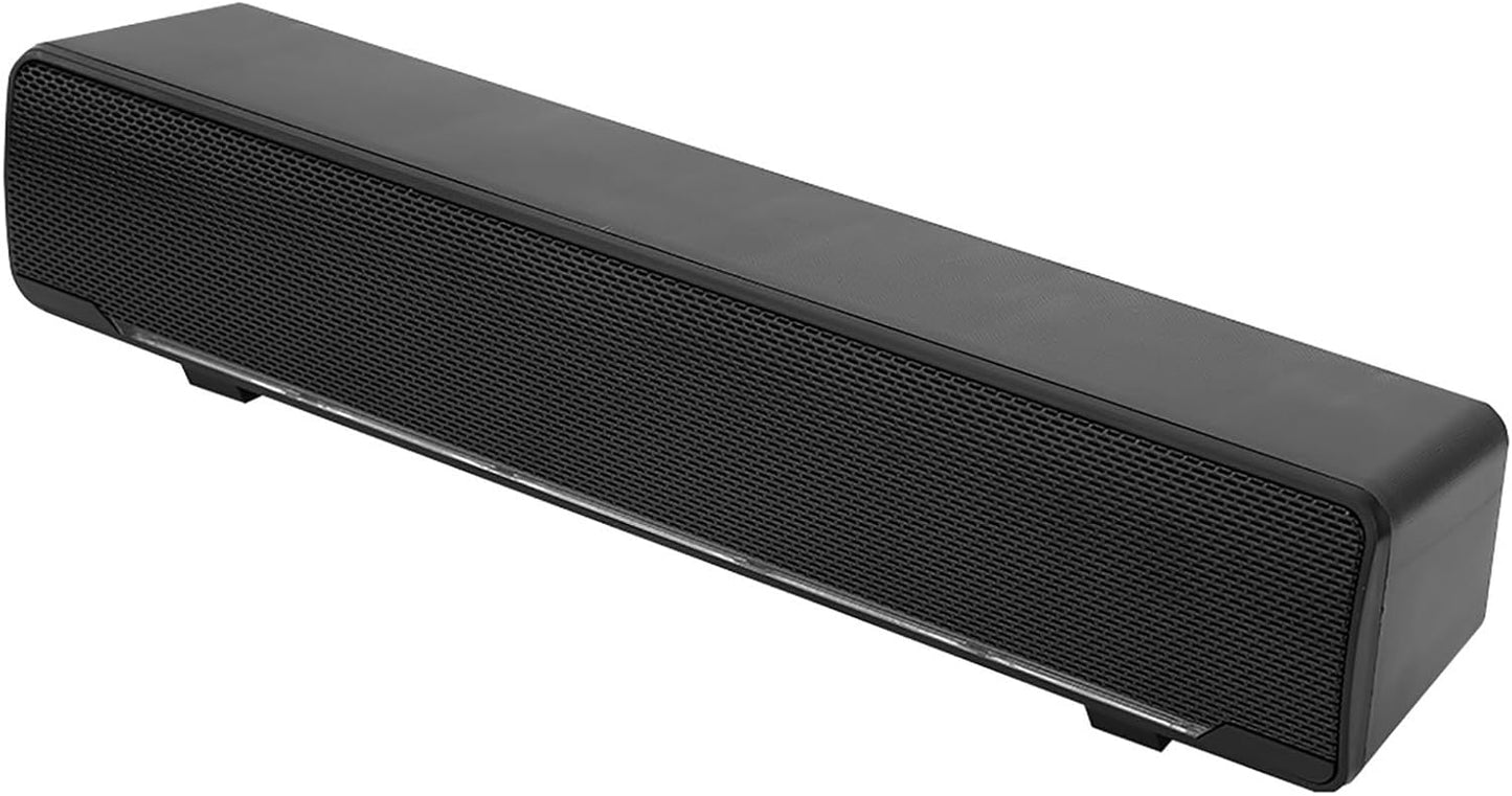 Yosoo 3.5mm Smart TV Wired Soundbar Universal Portable Speaker, Supports Audio Input, Features Surround Sound