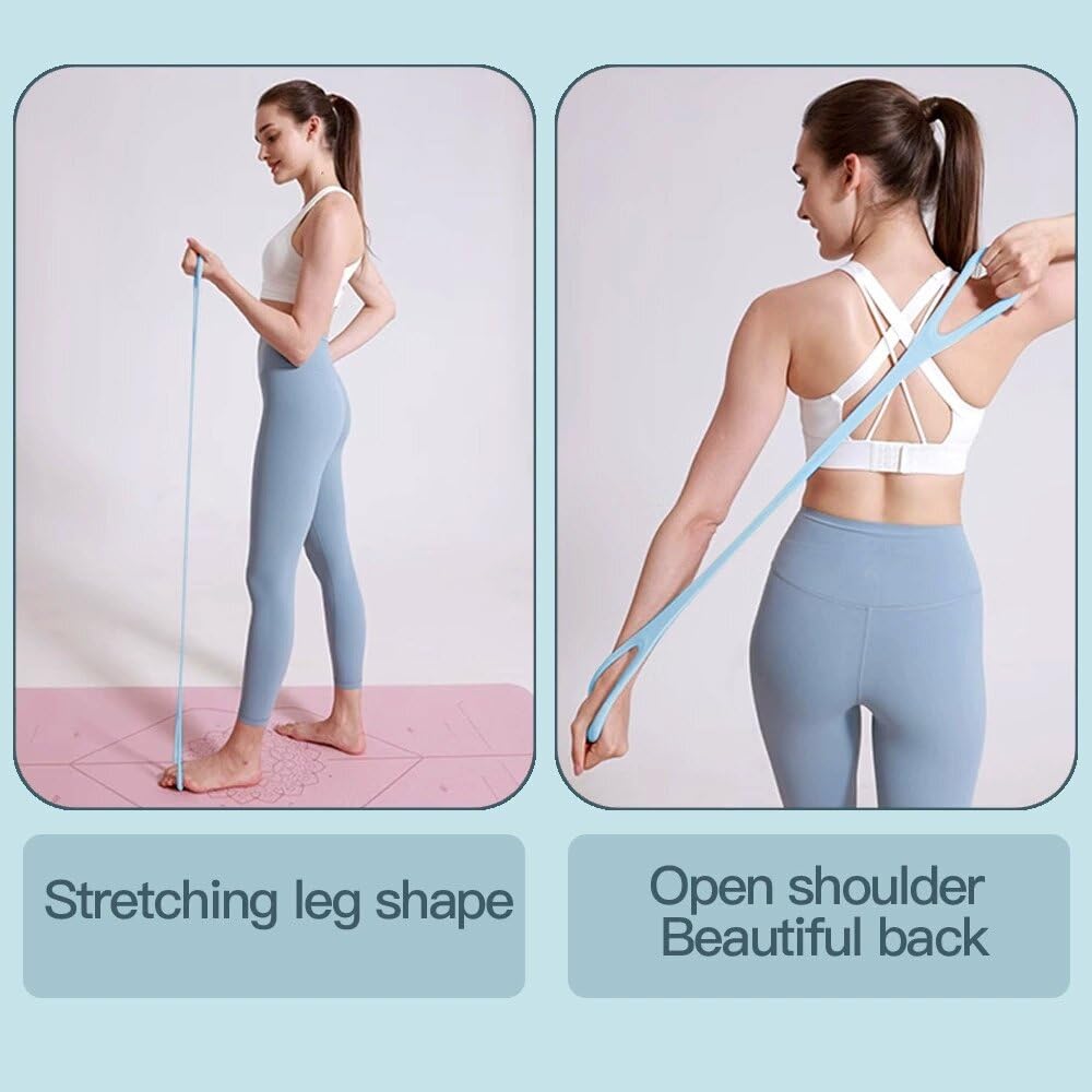 2025 Upgraded Figure 8 Resistance Band for Physical Therapy, Shoulder Back Arm Exercise Bands, 3 Resistance Levels for 15 25 35lb for Kids Adult Elderly