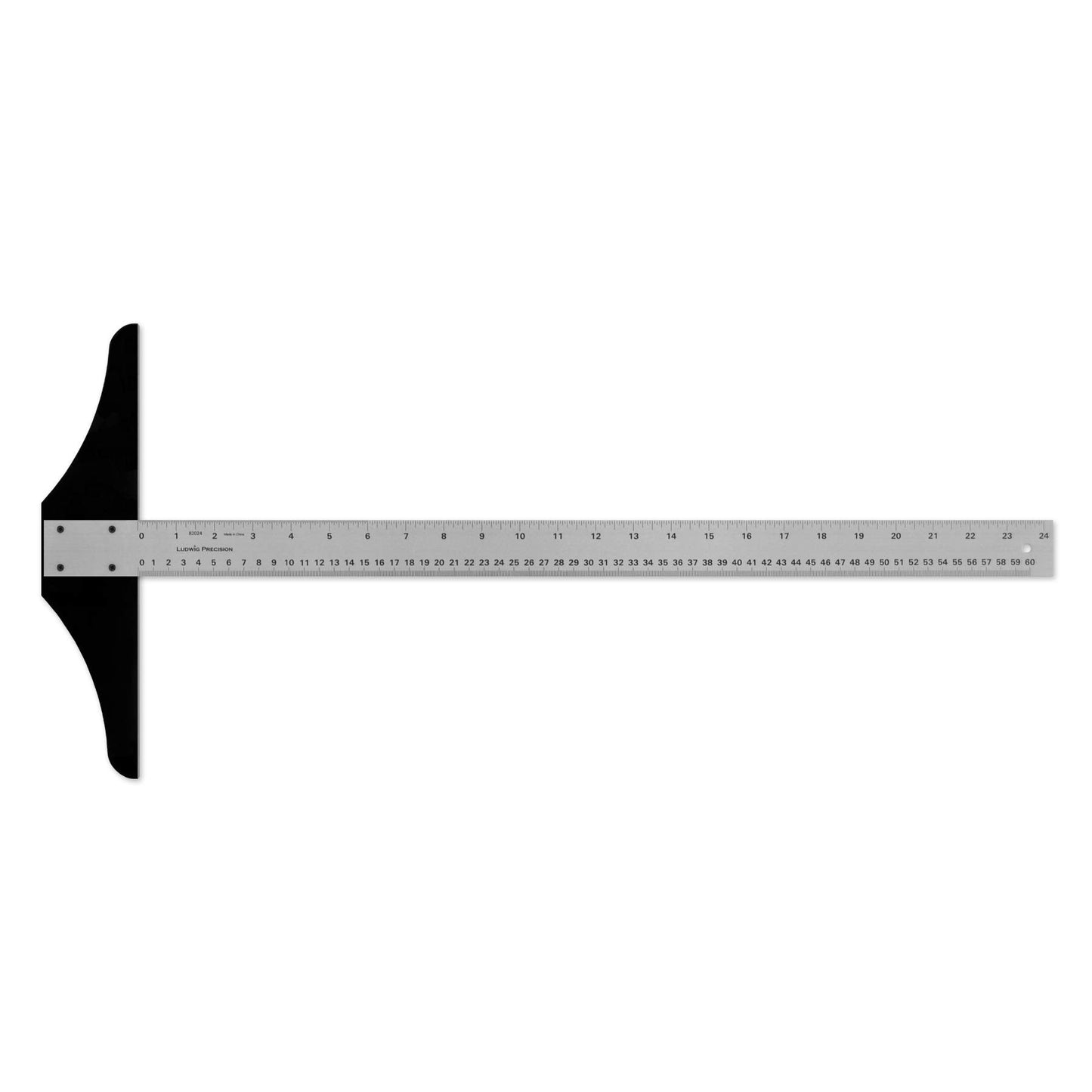 Ludwig Precision Standard Aluminum T-Square for Art, Framing & Drafting, 24-inch (10 Pack)