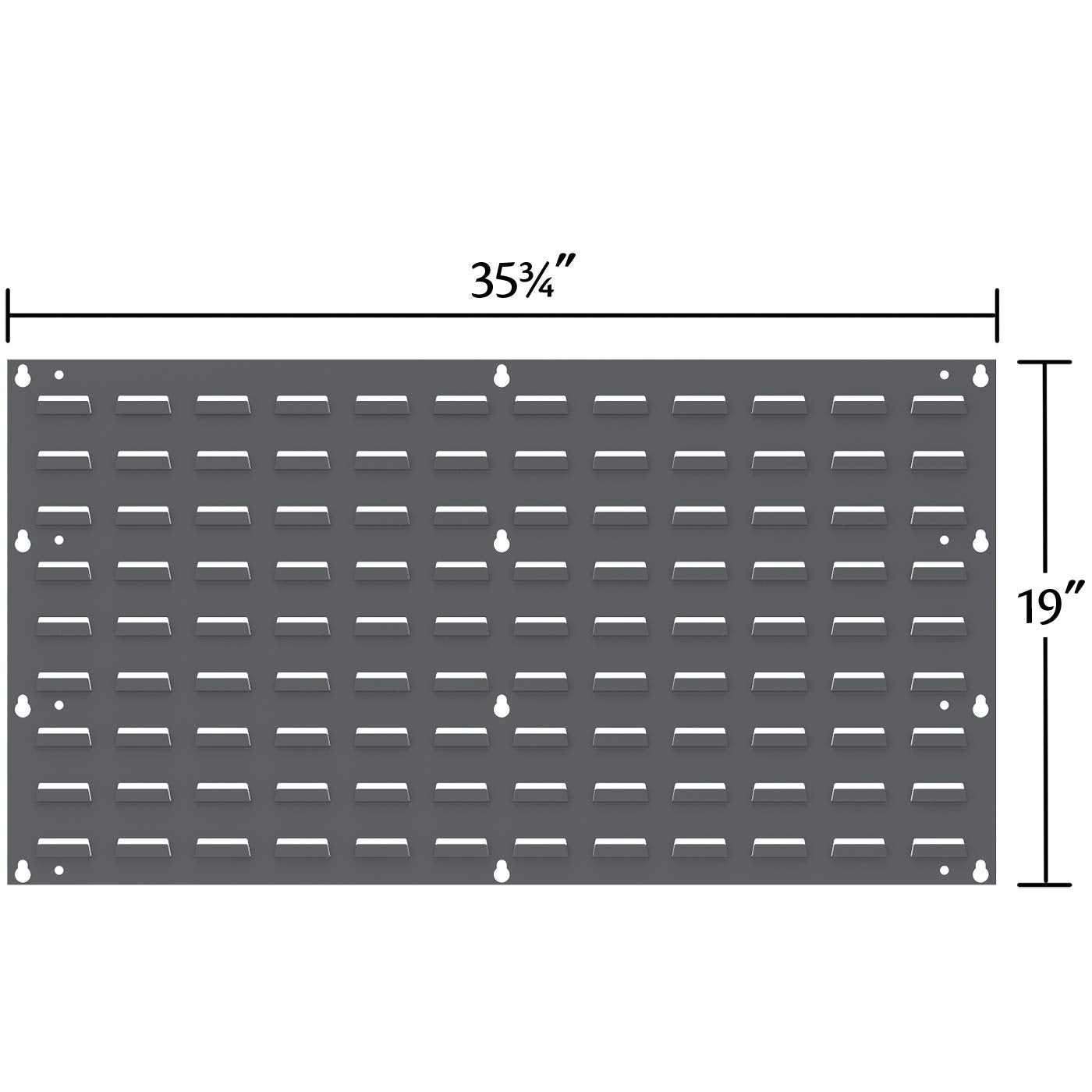 Akro-Mils Hanging Storage Bins and Wall Mount Panel Bundle (12-Pack + Single)