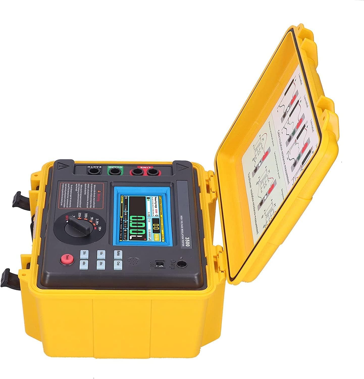 ETCR ETCR3500 5KV High Voltage Insulation Tester Megohm Meter 5TΩ 5mA