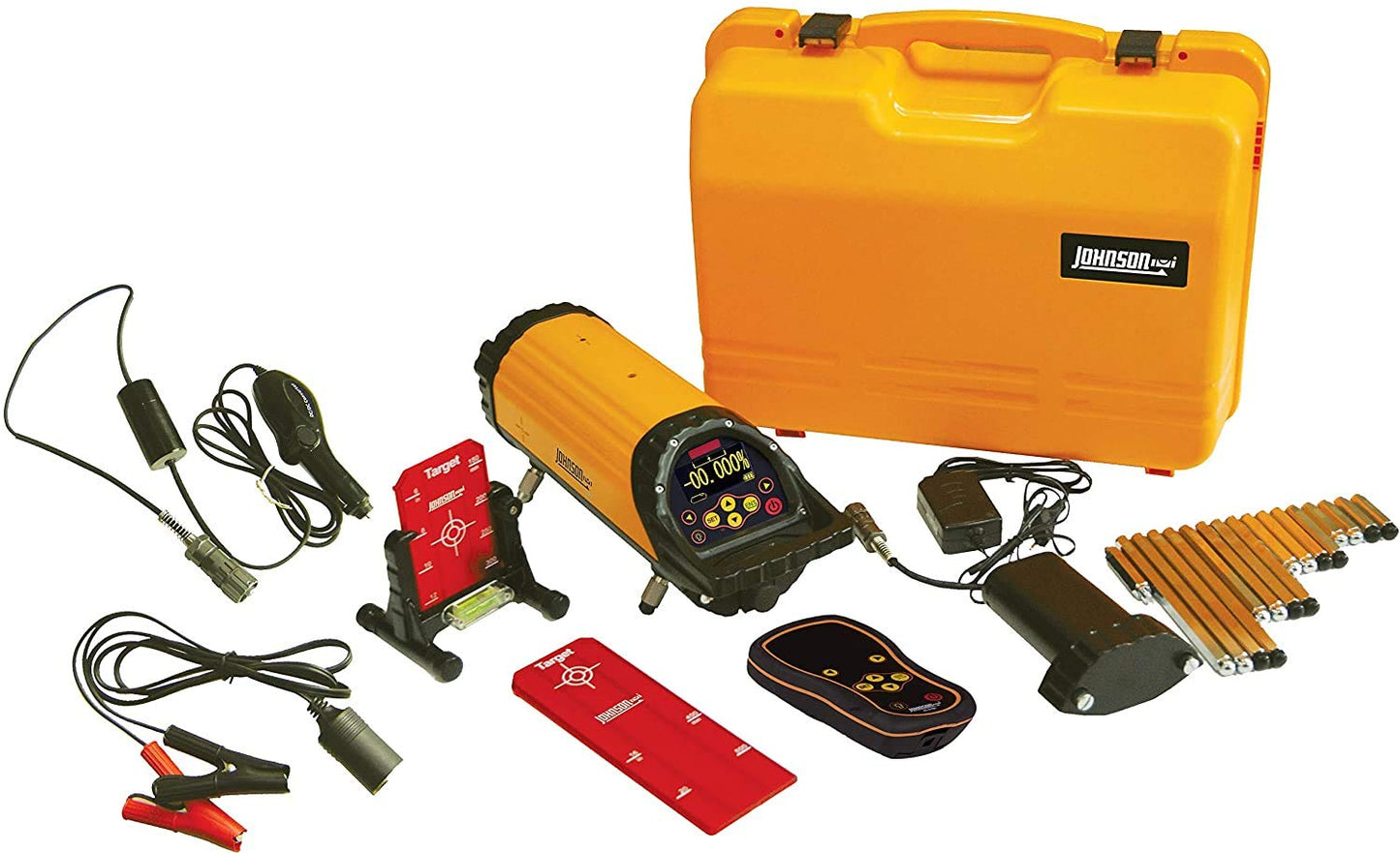 Johnson Level & Tool 40-6690 Electronic Self-Leveling Pipe Laser, Red, 1 Laser