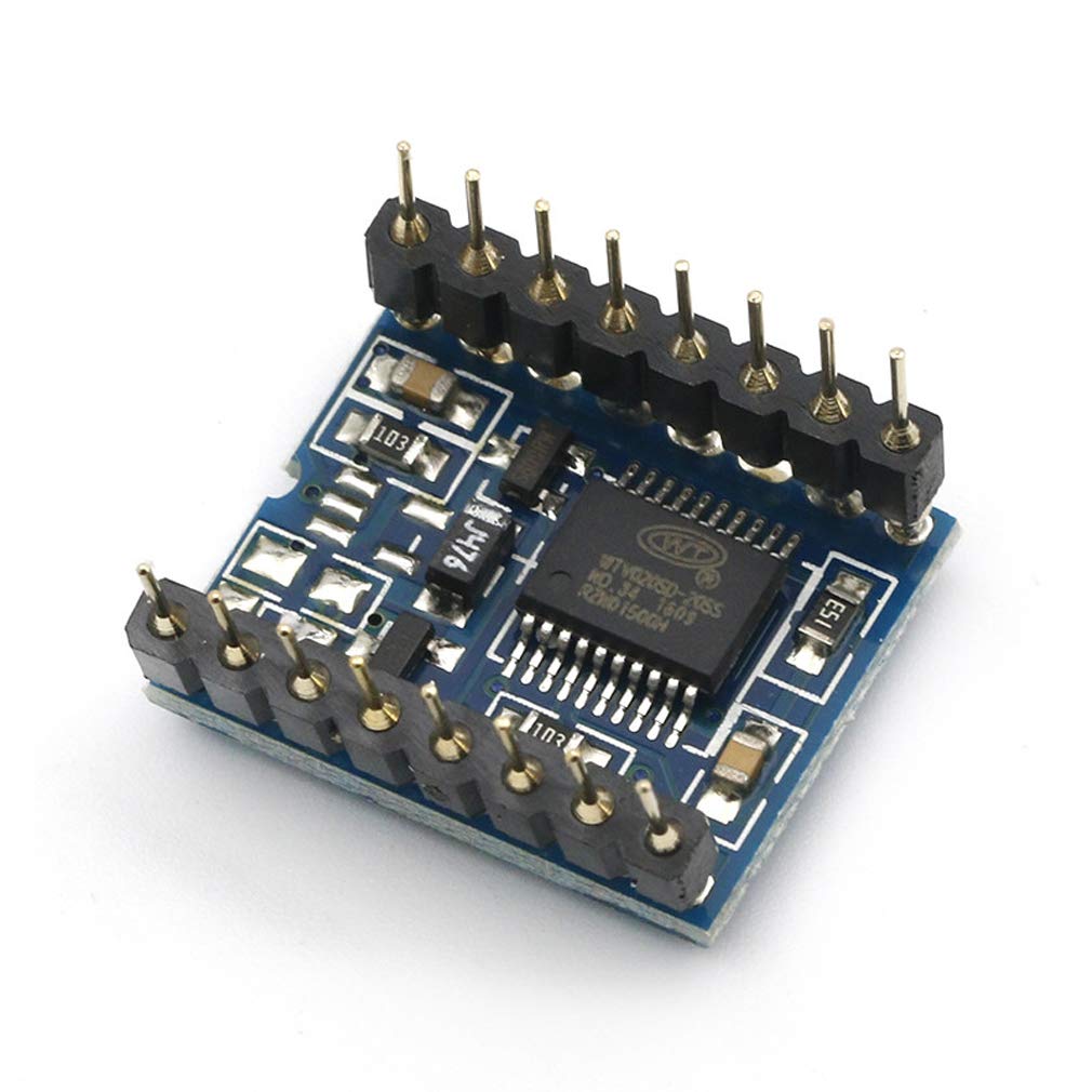 WTV020-SD MP3 232 HiLetgo U Disk Audio Player Sound Module Voice Module with SD Card Slot UART for Arduino
