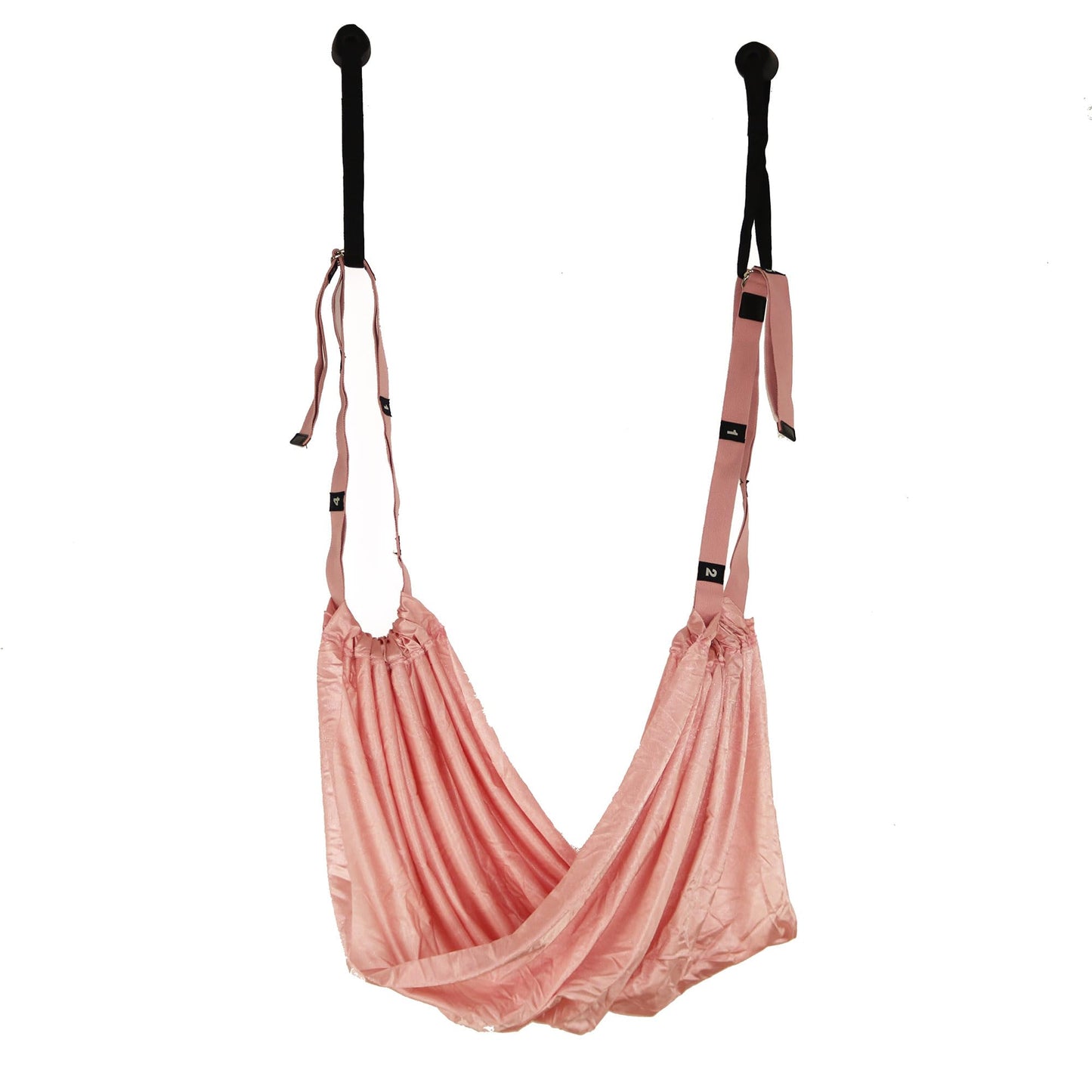 Yoga Stretching Strap Pilates Antiy-gravity hammock Swing,Leg Stretcher Waist Back Stretch Band,Exercises Door Flexibility Tensile Trainer for Rehab Dance Splits Core Strength (pink)