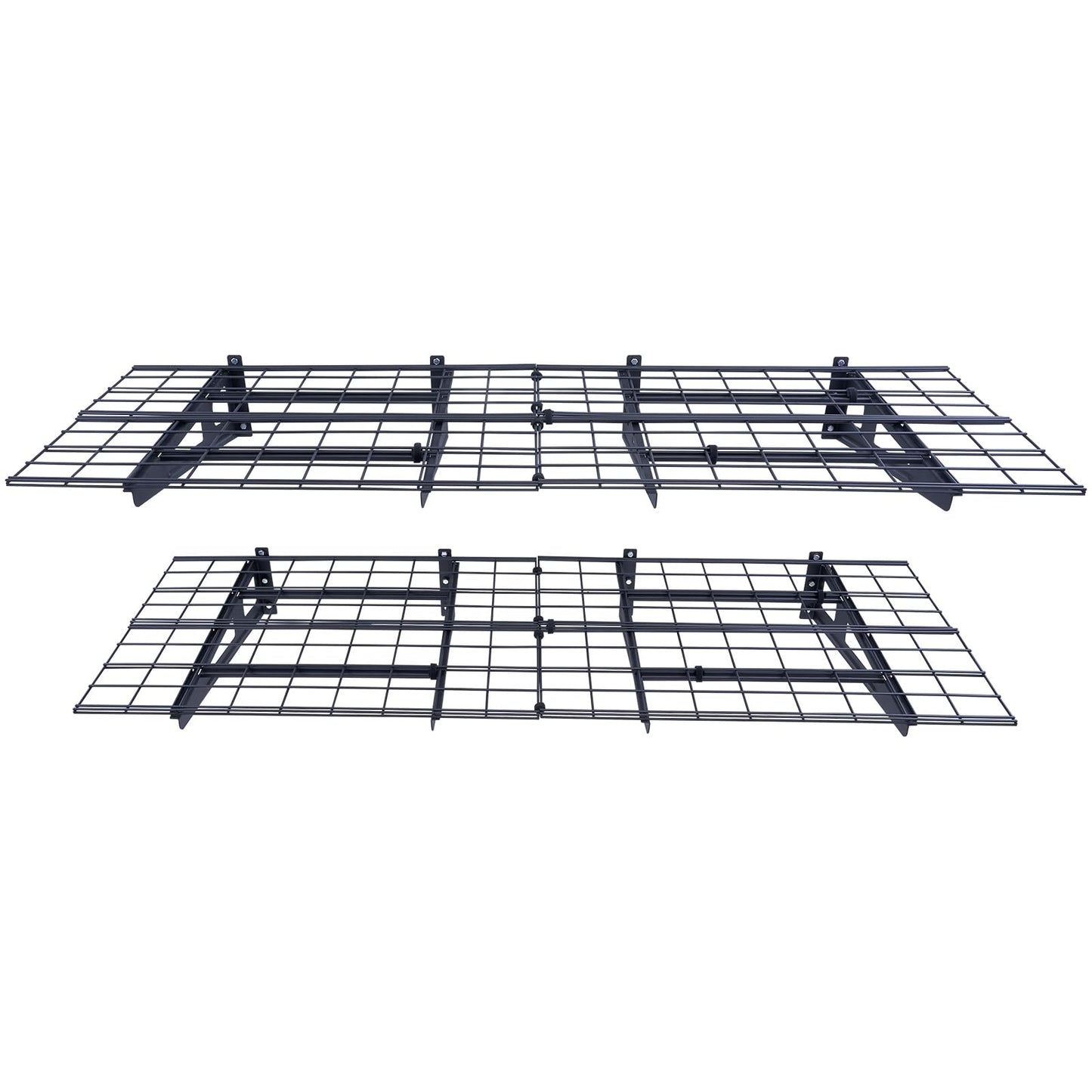 VEVOR 2 x 6 ft Garage Shelving Wall Mounted, 2 Pack Heavy Duty Wall Shelves 1000lbs Capacity, Garage Storage Rack Floating Shelves for Shop, Shed, Storage