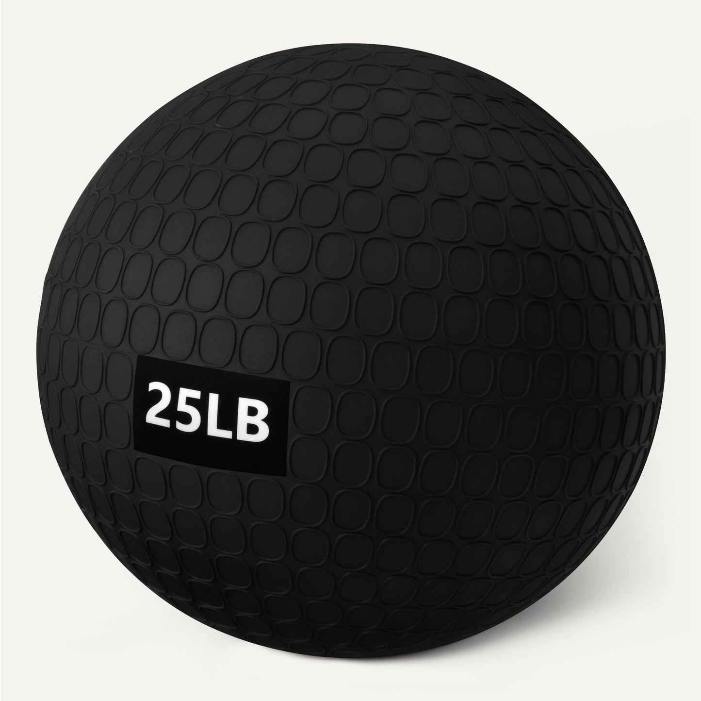 Amazon Basics Heavy-Duty Slam Medicine Ball for Exercise, Weighted Design, 25lb, Black