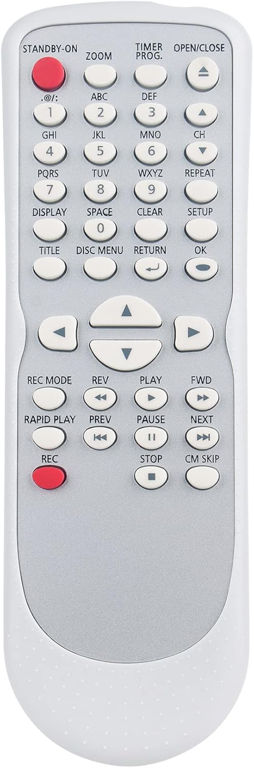 ZdalaMit NB086 NB086UD SV2000 WV10D6 Replacement Remote Control Applicable for Funai DVD Recorder CD Player