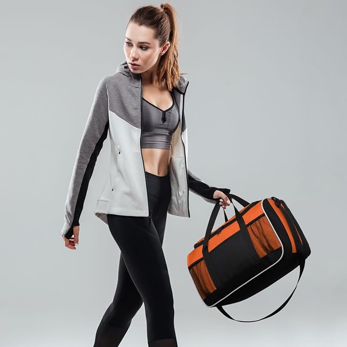 BuyAgain Duffle Bag, 17" Small Travel Carry On Sport Duffel Gym Bag.