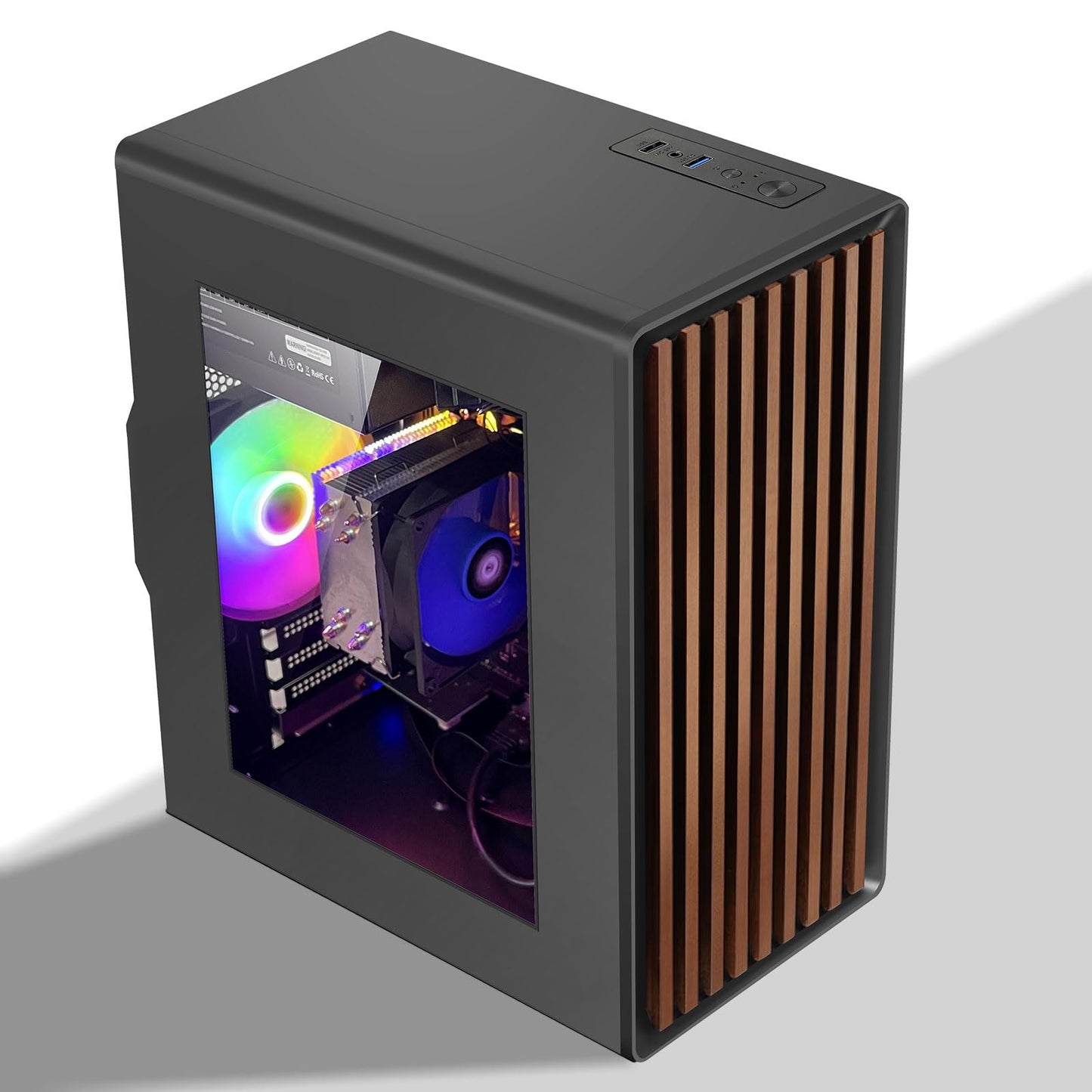 Kroteaup Business Desktop PC, Intel Core i7-4770 3.4GHz, 16GB DDR3, 512GB SSD, WiFi 6.0, Prebuilt Windows 11 Home Tower for Home Office & Study