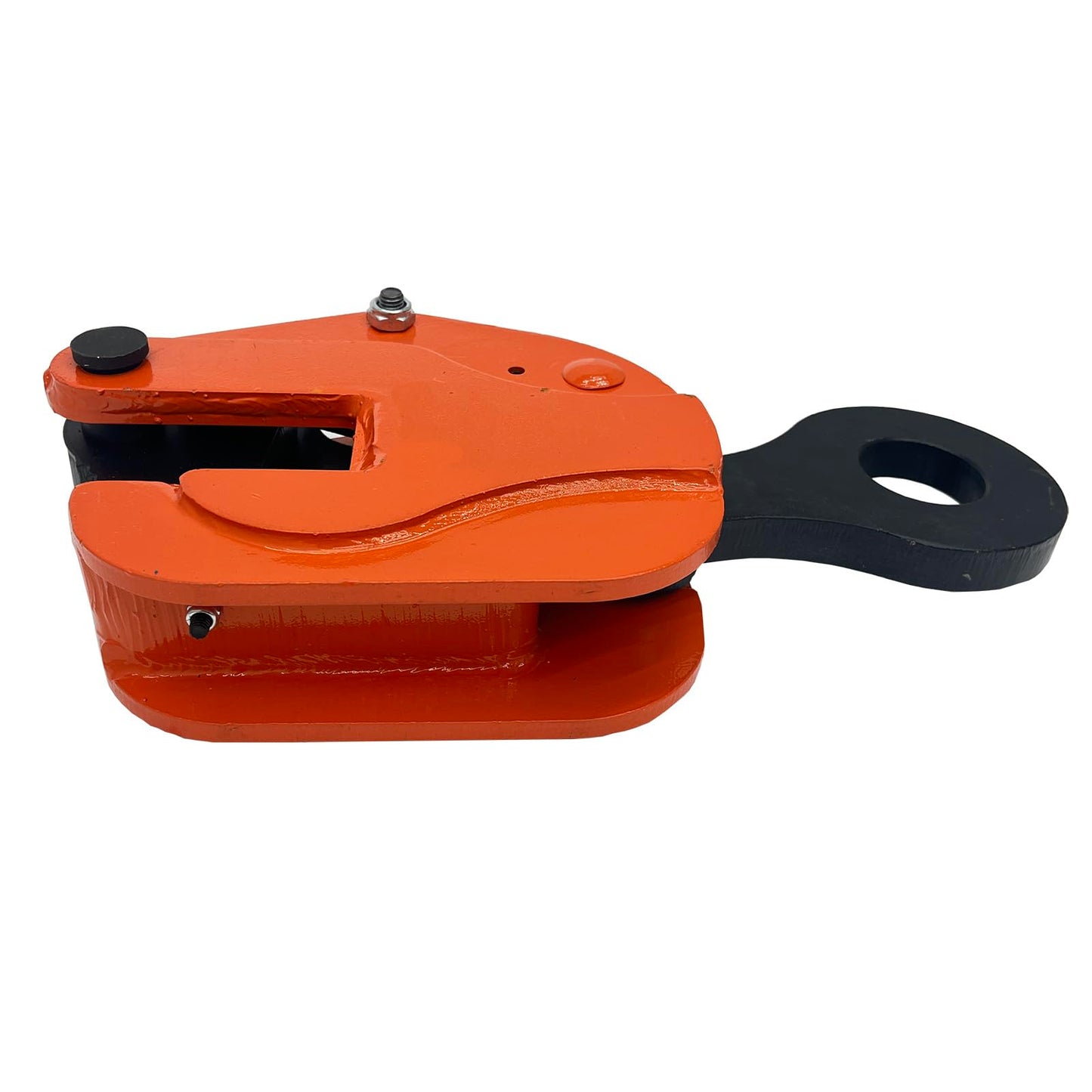 INTBUYING Vertical Plate Lifting Clamp 3T Load with Lock Hoist Hook Steel Plate Clamp Lifting Hook Heavy Duty Jaw Opening Max 1.57 inch
