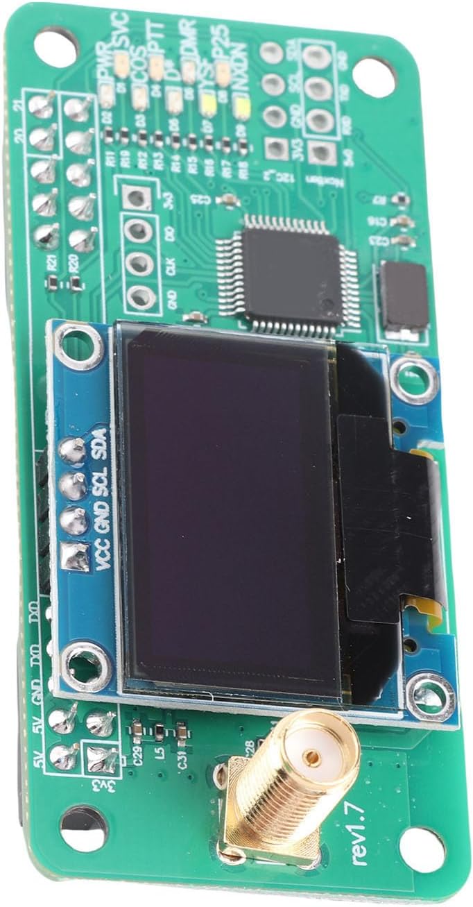 Fesjoy 10mW 1 LED Display Hotspot Module Upgradeable Firmware for UHF VHF Frequency Bands Up to RF Power for Hams X